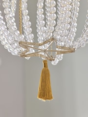 Brass Easy Fit Star Beaded Shade Light - Image 3 of 5