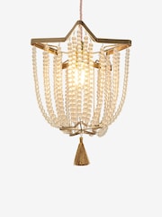 Brass Easy Fit Star Beaded Shade Light - Image 5 of 5