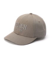 COACH Grey Embroidered Baseball 100% Cotton Hat - Image 3 of 4