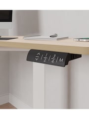 Koble Ash Gino Corner Height Adjustable Desk - Image 5 of 6