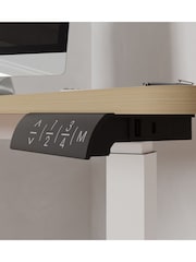 Koble Ash Gino Corner Height Adjustable Desk - Image 6 of 6