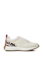 Guepardo - Moda in Pelle Athenea Lace up Runner Leather Trainers - Imagen 1 de 4