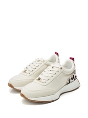 Guepardo - Moda in Pelle Athenea Lace up Runner Leather Trainers - Imagen 2 de 4