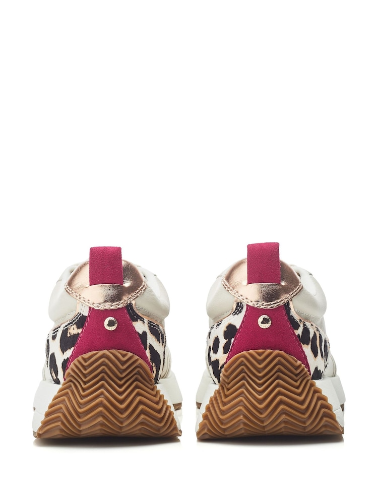 Guepardo - Moda in Pelle Athenea Lace up Runner Leather Trainers - Imagen 4 de 4