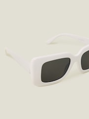 Accessorize White Soft Square Frame Sunglasses - Image 2 of 3