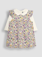 JoJo Maman Bébé Cord Baby Dress & Body Set - Imagen 1 de 6