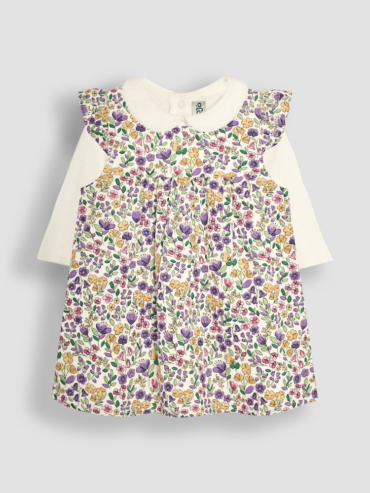 JoJo Maman Bébé Cord Baby Dress & Body Set - Imagen 1 de 6