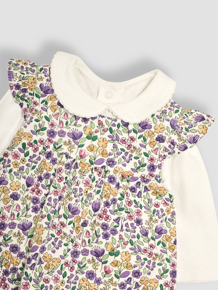 JoJo Maman Bébé Cord Baby Dress & Body Set - Imagen 6 de 6