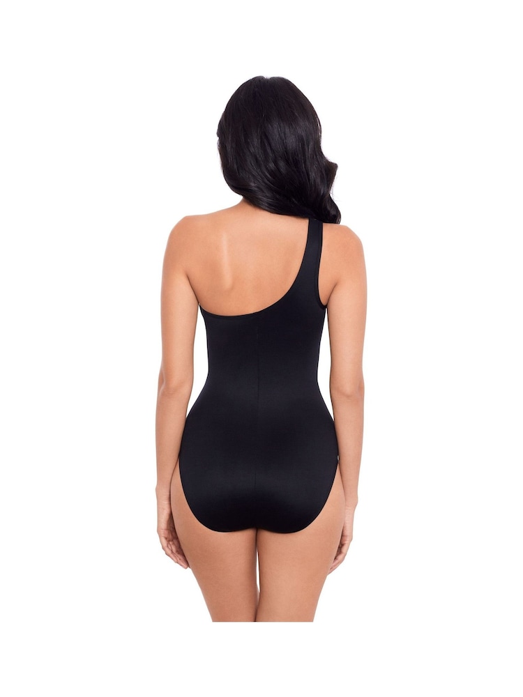 Miraclesuit Purple Tummy Control Network Jena Swimsuit - Image 2 of 5