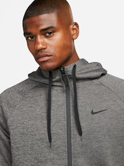 Nike Grey Therma FIT Zip-Up Training Hoodie - Image 10 of 14