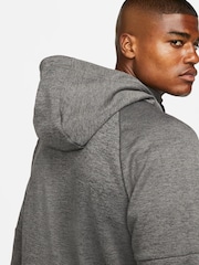 Nike Grey Therma FIT Zip-Up Training Hoodie - Image 11 of 14