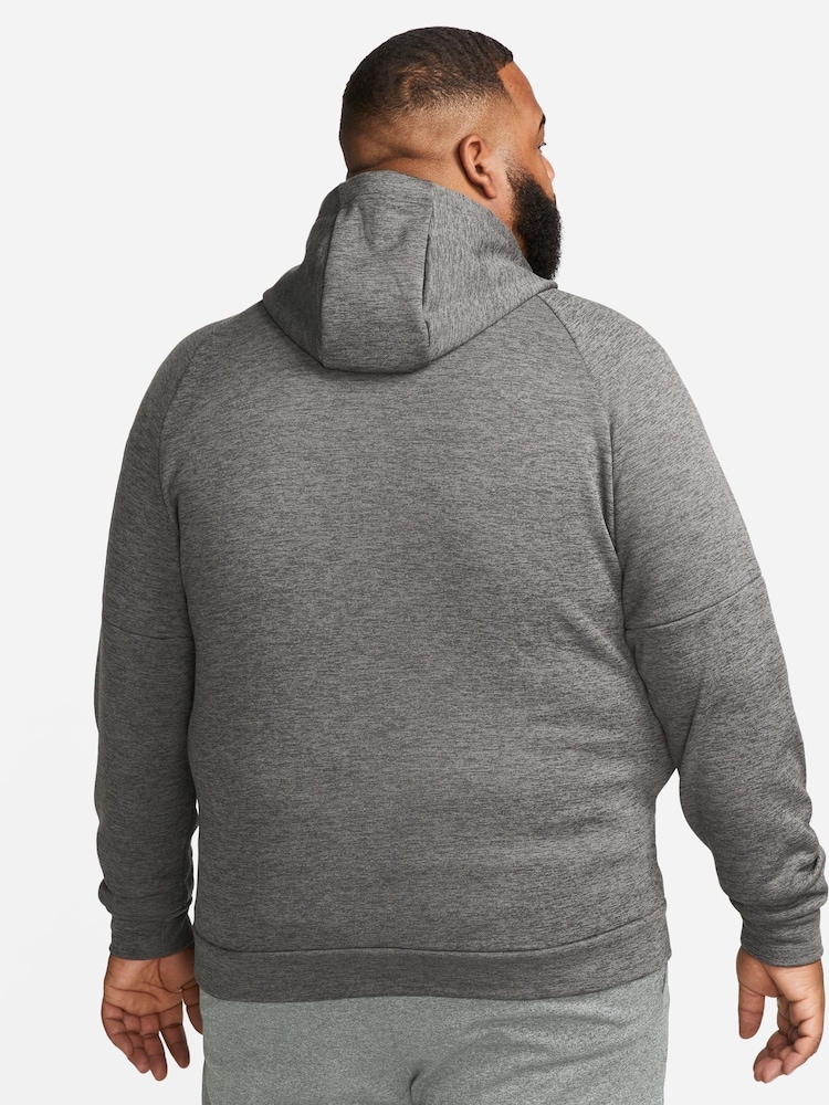 Nike Grey Therma FIT Zip-Up Training Hoodie - Image 2 of 14