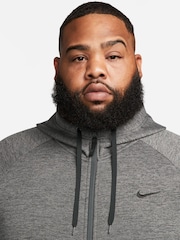 Nike Grey Therma FIT Zip-Up Training Hoodie - Image 3 of 14