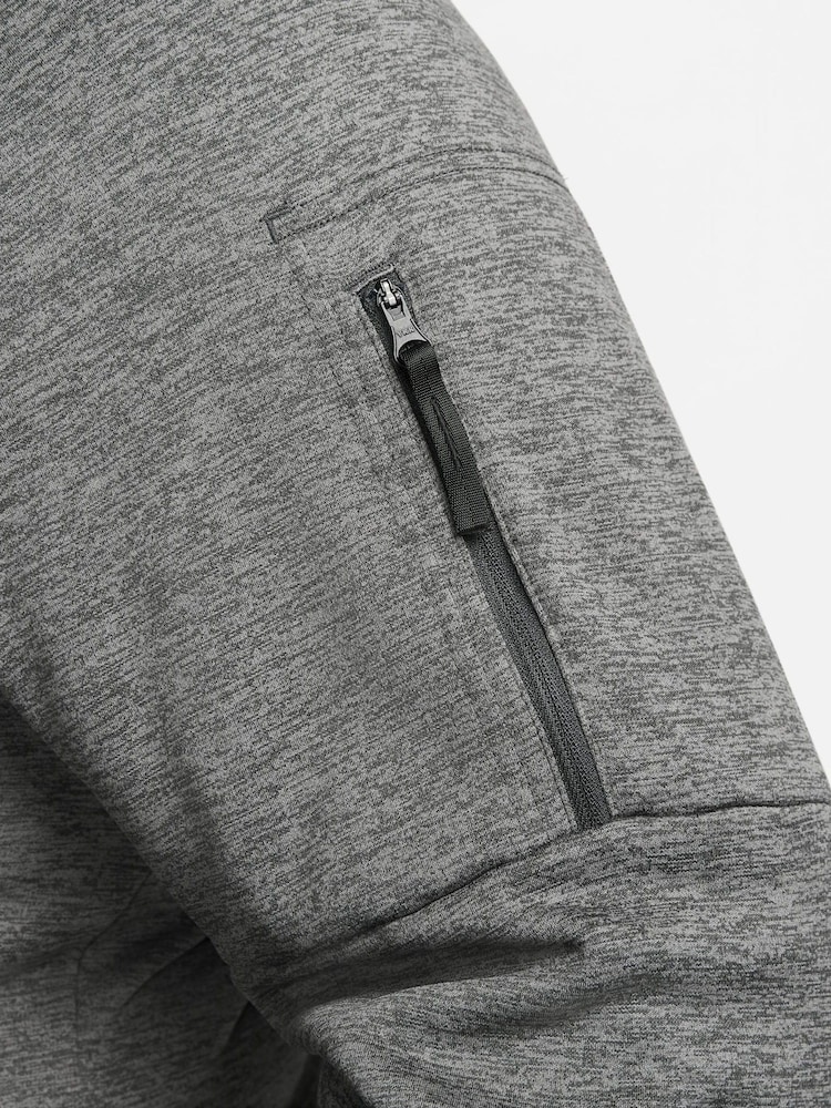 Nike Grey Therma FIT Zip-Up Training Hoodie - Image 6 of 14