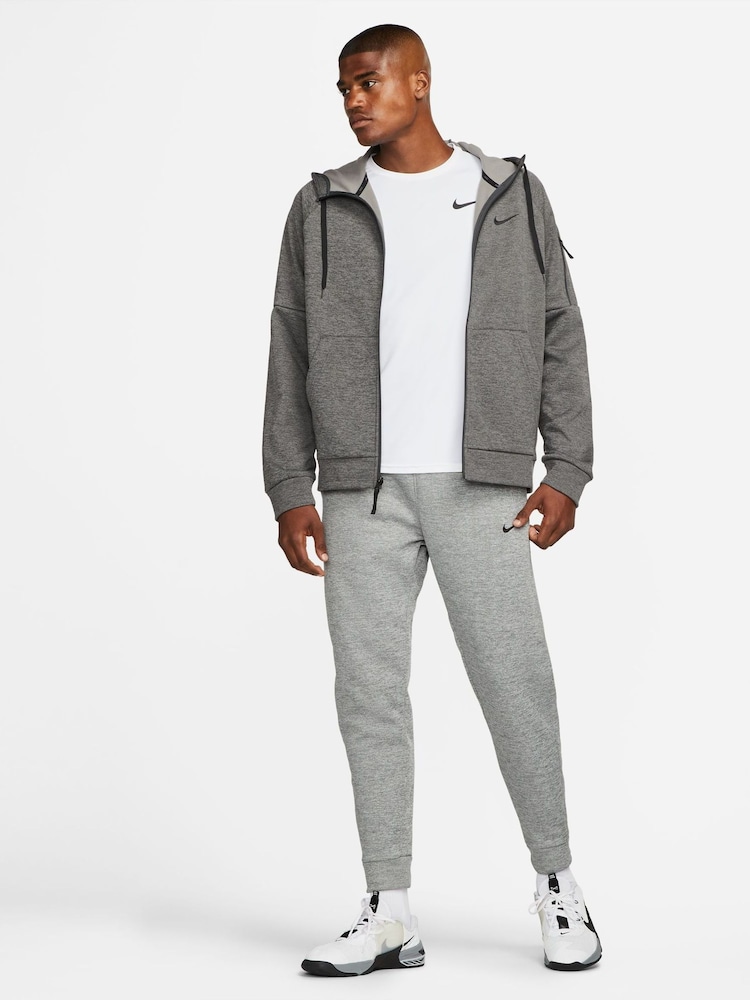 Nike Grey Therma FIT Zip-Up Training Hoodie - Image 9 of 14