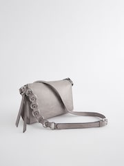 Grey Utility Cross-Body Bag - Image 5 of 9
