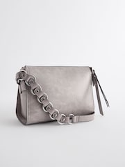 Grey Utility Cross-Body Bag - Image 6 of 9