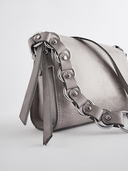 Grey Utility Cross-Body Bag - Image 8 of 9