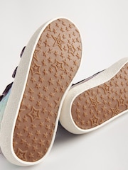 Multi Metallic Wide Fit (G) High Top Trainers with Touch Close Fastening - Image 5 of 5