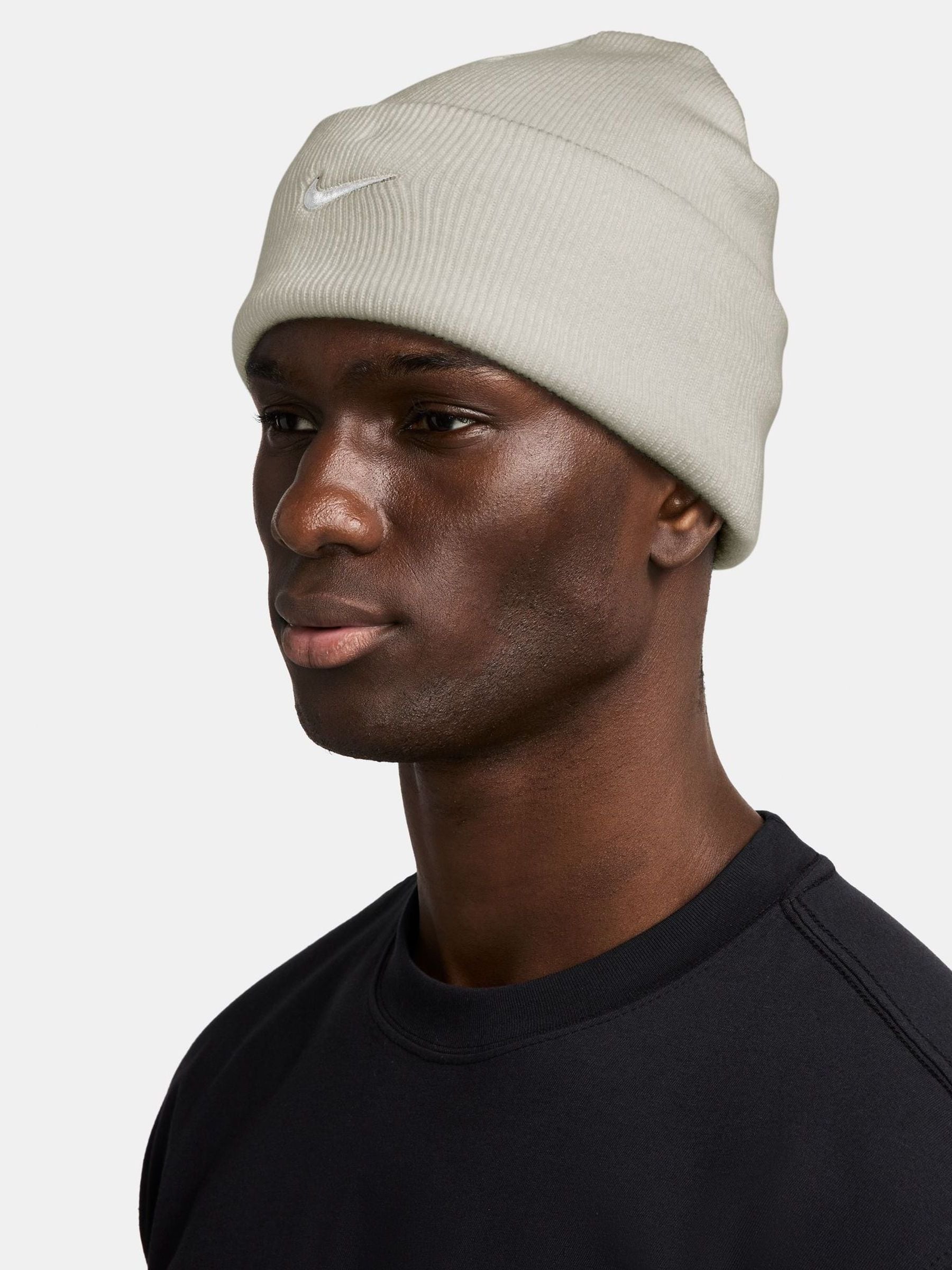 Buy Nike Dark Grey Heather Peak Swoosh Beanie from Next Romania