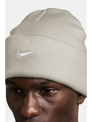 Темно-серый меланжевый - Nike Peak Swoosh Beanie - Изображение 4 из 4