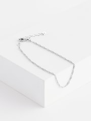Sterling Silver Twisted Chain Bracelet - Image 5 of 6