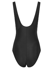 M&Co Black Everyday Twist Front Swimsuit - Image 6 of 7
