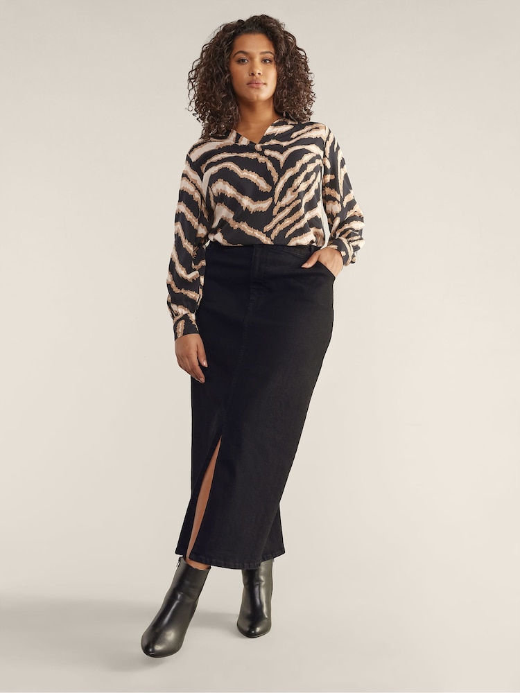 Evans Denim Skirt - Image 2 of 4 Evans Denim Skirt - Image 2 of 4
