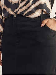 Schwarz - Evans Jeansrock - Bild 4 von 4