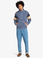 Quiksilver Blue Clean Coast Borg Quarter Zip Fleece Jacket - Image 4 of 7