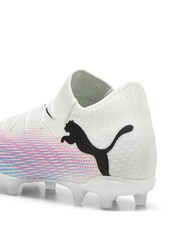 Puma White Kids Future 7 Pro Fg/Ag Unisex Football Boots - Image 6 of 6