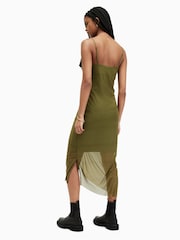 AllSaints Green Ulla Dress - Image 2 of 6