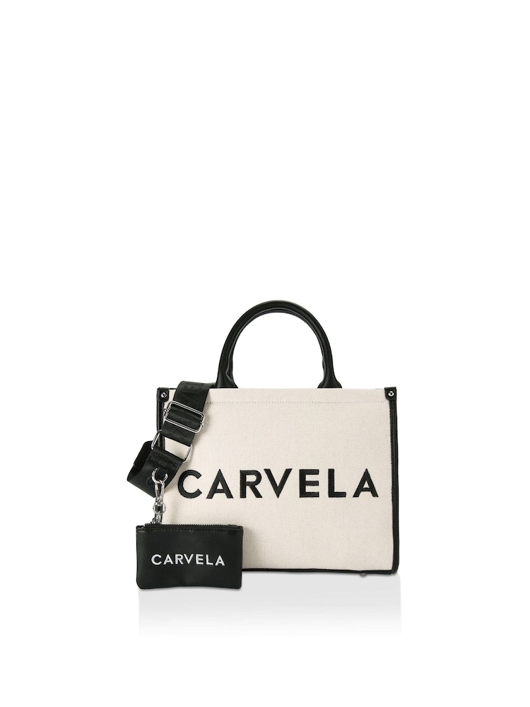 Carvela Sorrento Stripe Nude Shopper Bag - Image 1 of 5
