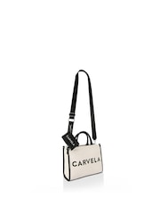 Carvela Sorrento Stripe Nude Shopper Bag - Image 2 of 5