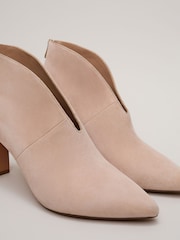 Phase Eight Cream Cut-Out Shoe Boots - Image 2 of 7