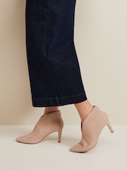 Phase Eight Cream Cut-Out Shoe Boots - Image 6 of 7
