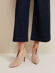Phase Eight Cream Cut-Out Shoe Boots - Image 7 of 7