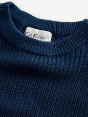 Cath Kidston Navy Ditsy Patchwork 100% Cotton Jumper - Image 10 of 12