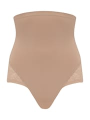 Pour Moi Nude Effortless Shapewear Tummy Control High Waist Briefs - Image 3 of 4