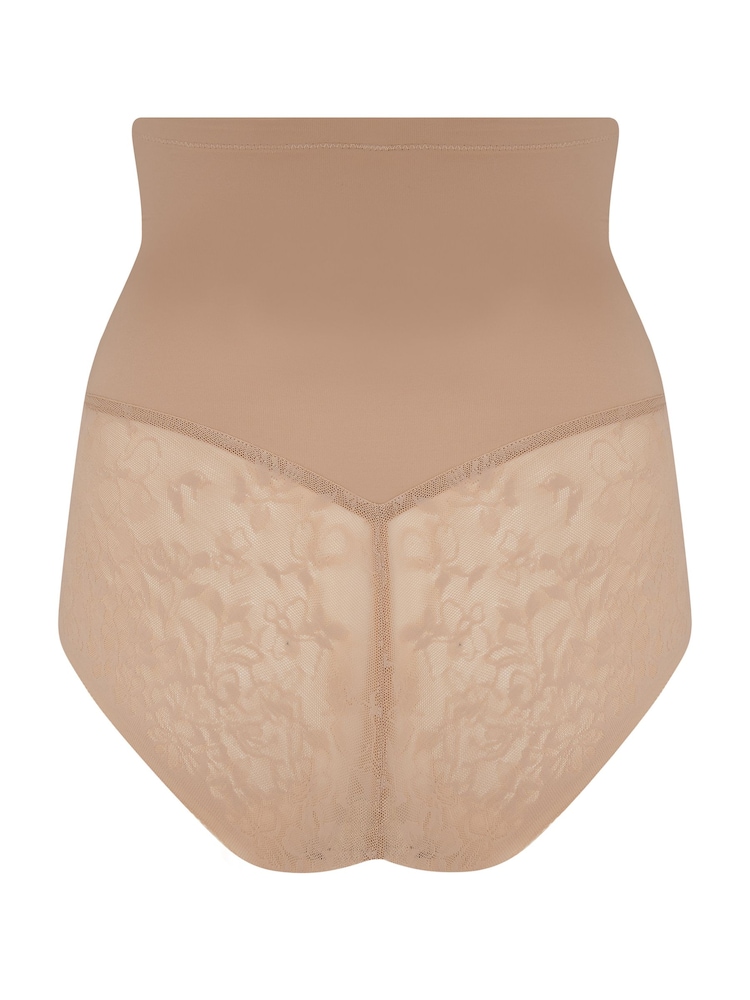 Pour Moi Nude Effortless Shapewear Tummy Control High Waist Briefs - Image 4 of 4