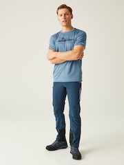 Azul - Regatta Mountain Trousers - Imagen 1 de 7