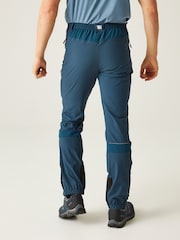 Azul - Regatta Mountain Trousers - Imagen 2 de 7