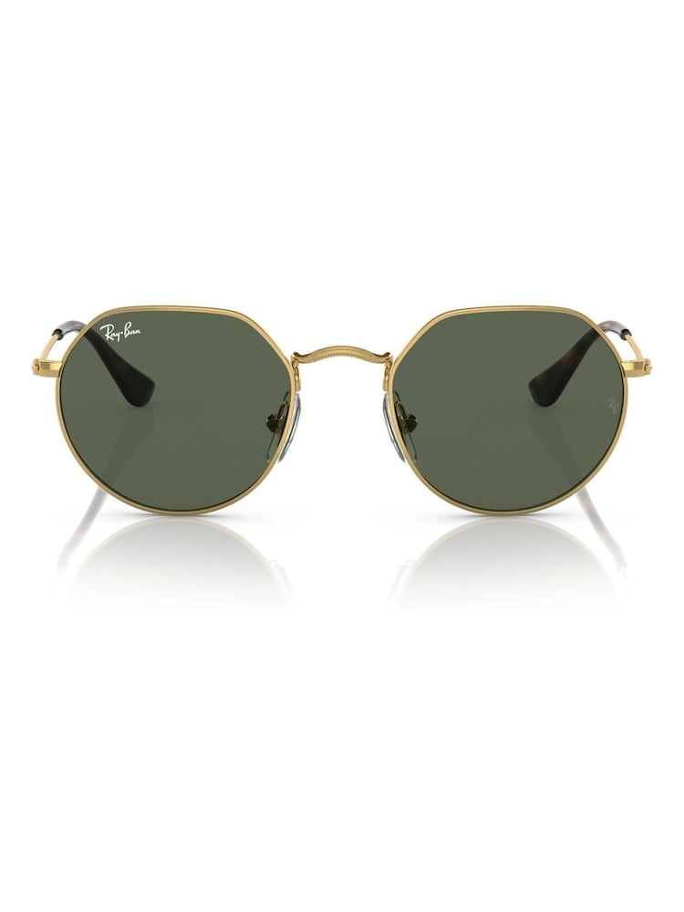 Ray-Ban Junior Gold Tone Jack Rj9565S Irregular Sunglasses - Image 1 of 5