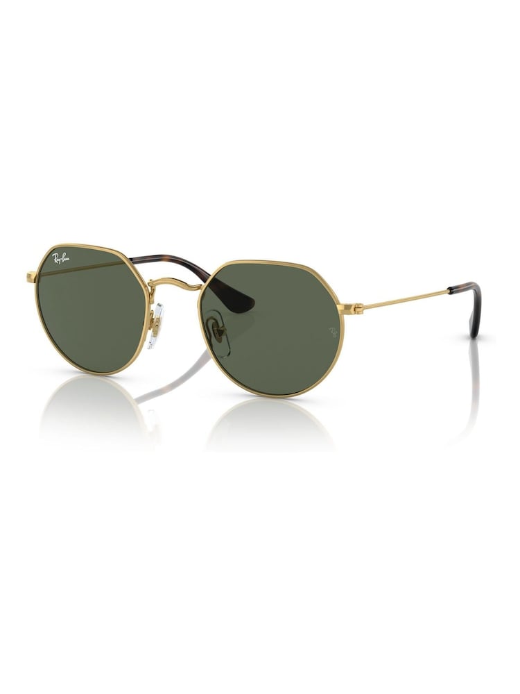 Ray-Ban Junior Gold Tone Jack Rj9565S Irregular Sunglasses - Image 2 of 5