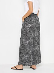 M&Co Black Petite Wide Leg Trousers - Image 2 of 5