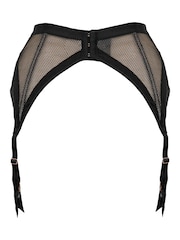 Pour Moi Black India Gatsby Lace Deep Suspender Belt - Image 4 of 4