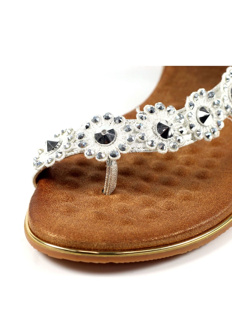 Lunar Charlotte II Floral Gemstone Sandals - Image 6 of 6 Lunar Charlotte II Floral Gemstone Sandals - Image 6 of 6