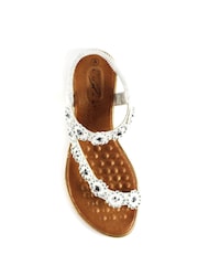 Lunar Charlotte II Floral Gemstone Sandals - Image 7 of 8