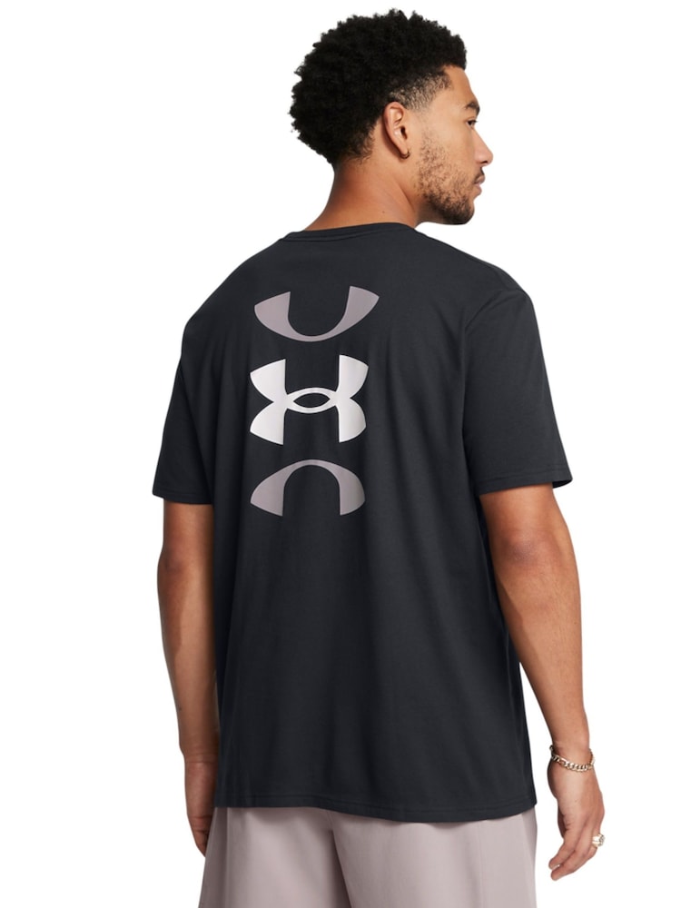 Under Armour Black/Grey Bball Logo Court Short Sleeve T-Shirt - Image 2 of 4