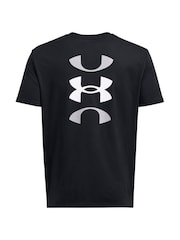 Under Armour Black/Grey Bball Logo Court Short Sleeve T-Shirt - Image 4 of 4